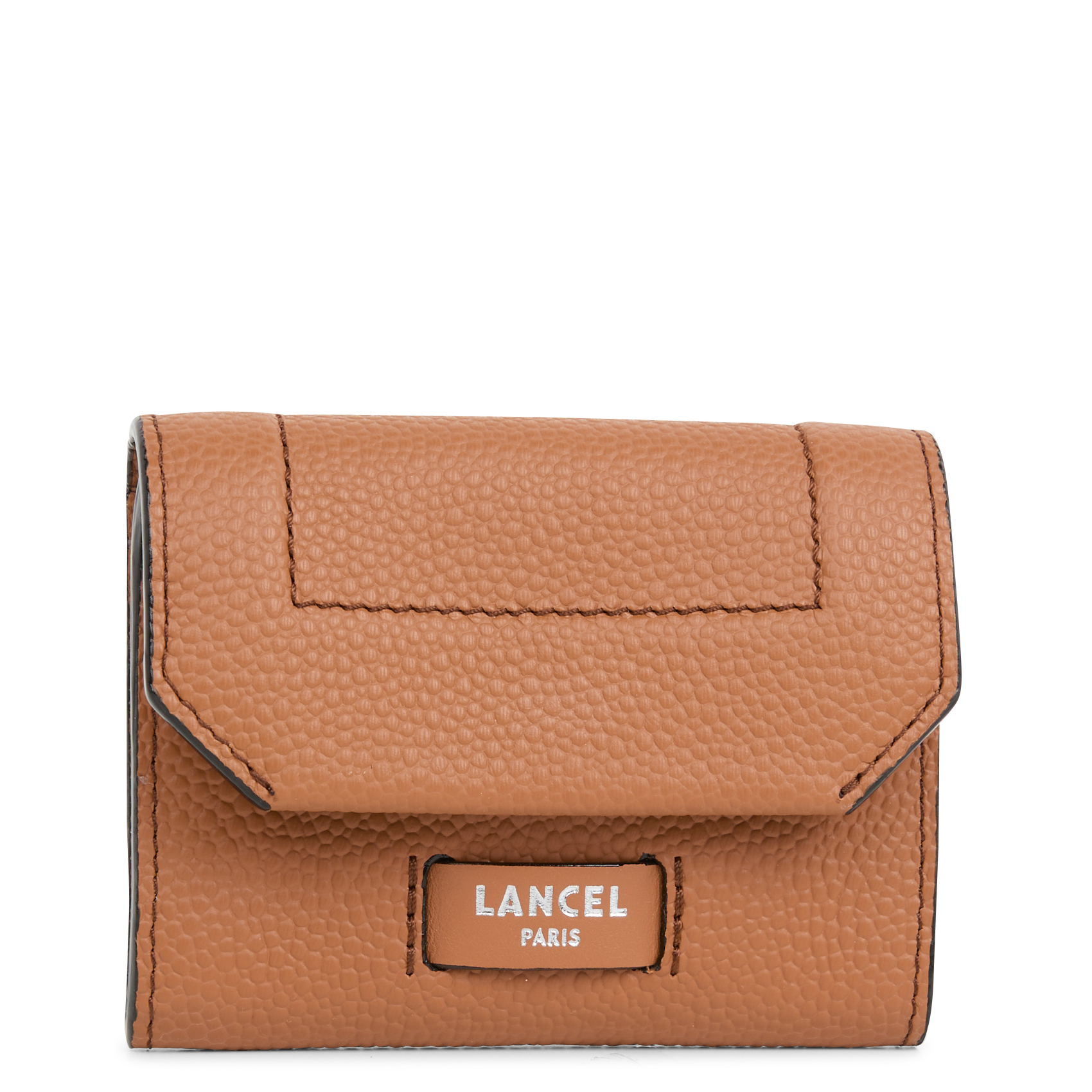 NINON - Mini portefeuille en cuir grainé| Beige
