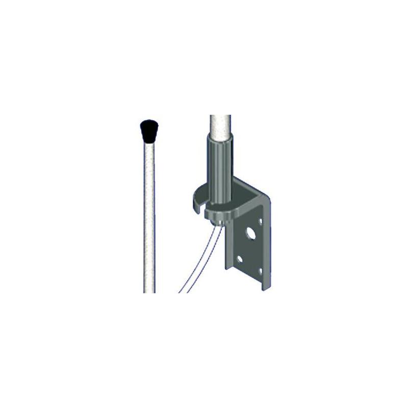 Antenne Am/Fm Banten Voilier 1.20M Équerre Inox Avec Câble