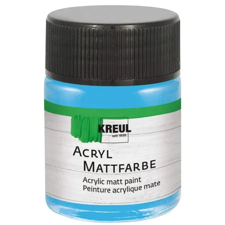 KREUL Acryl Mattfarbe Himmelblau 50 ml