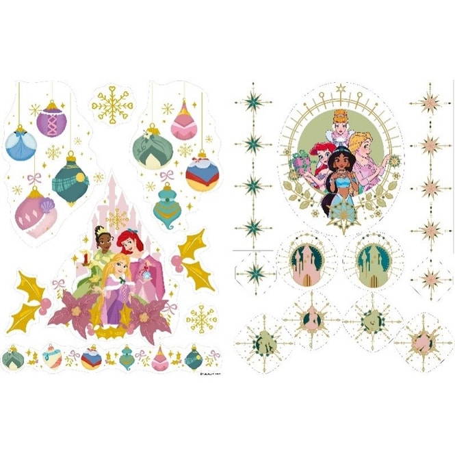 Fensterbilder - Disney Prinzessinnen - 1 Bogen