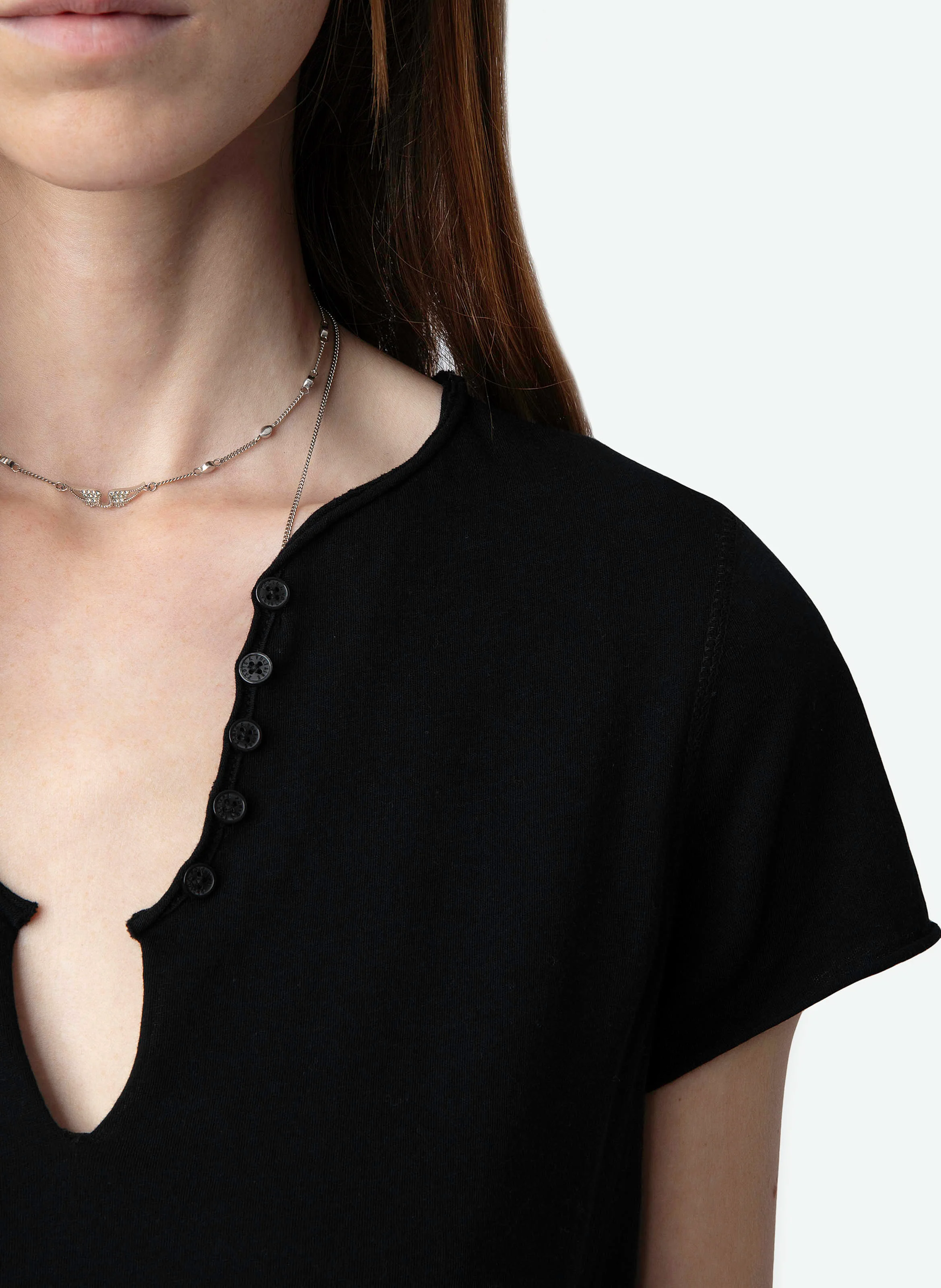 TUNI - Tee-shirt tunisien en coton bio| Noir