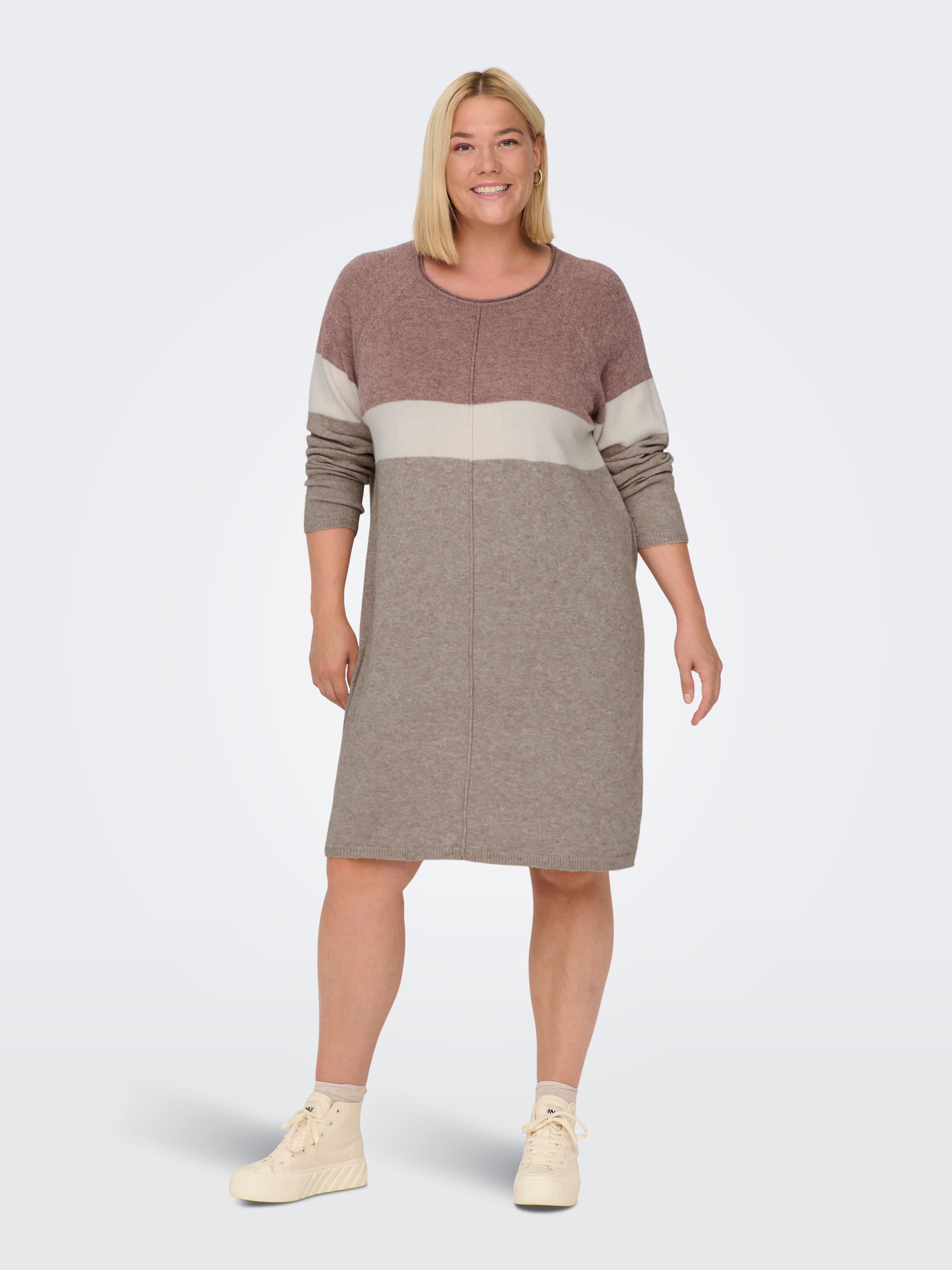 CARLAURA Kurzes Kleid Rose Brown
