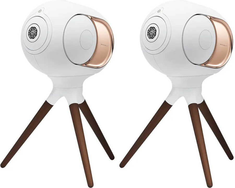 Devialet Phantom I 108 dB Gold   Treepod Blanc mat (la paire) Enceintes connectées