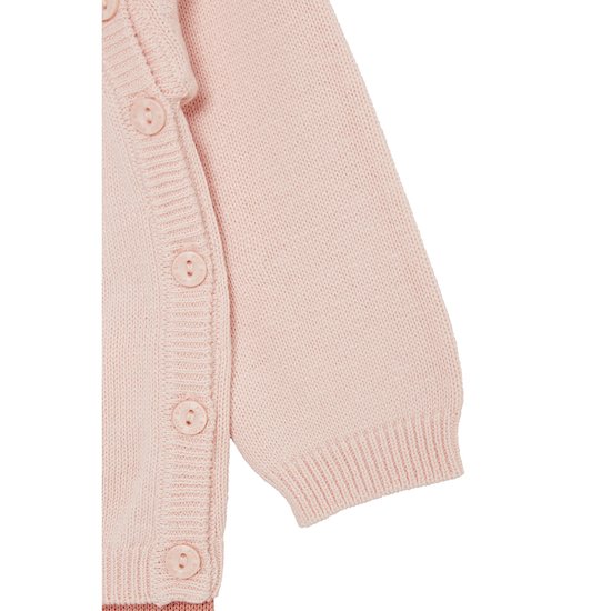 Petit Cocon Mignon Ensemble en tricot   Rose        de               P'tit bisou