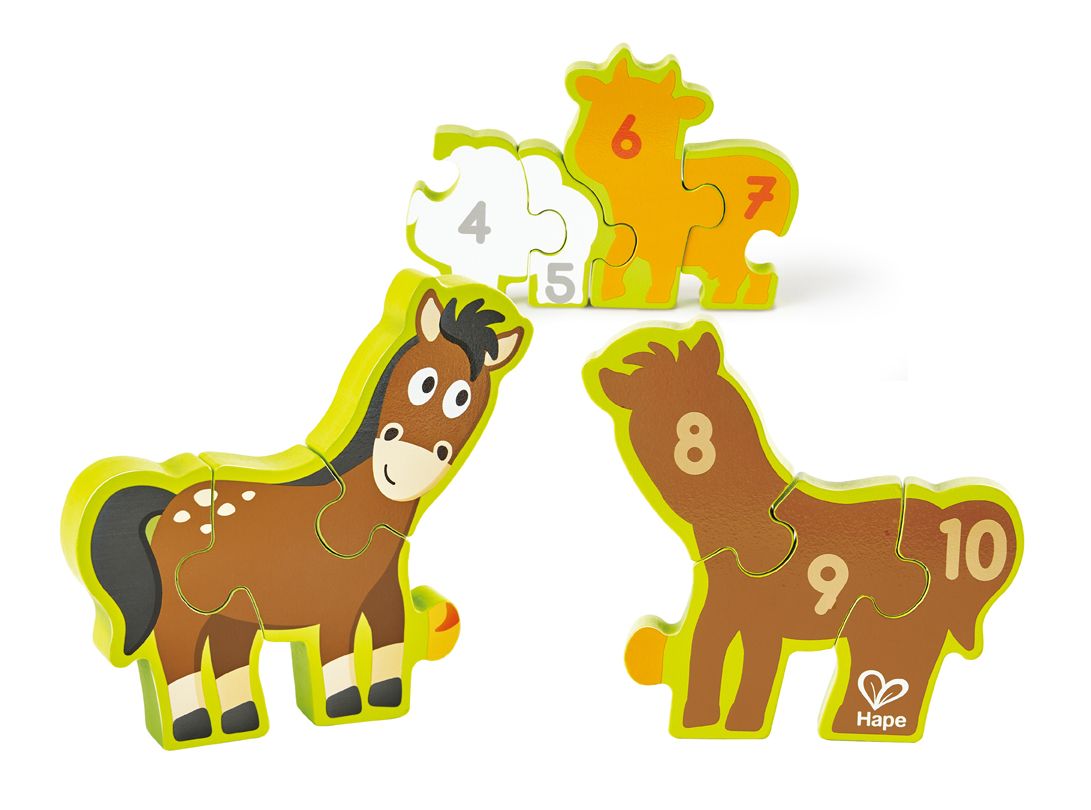 Hape Zahlen & Farmtiere