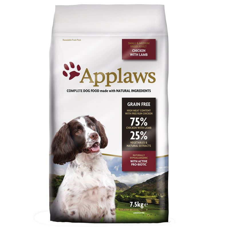 Applaws Adult Small & Medium Breed, poulet & agneau