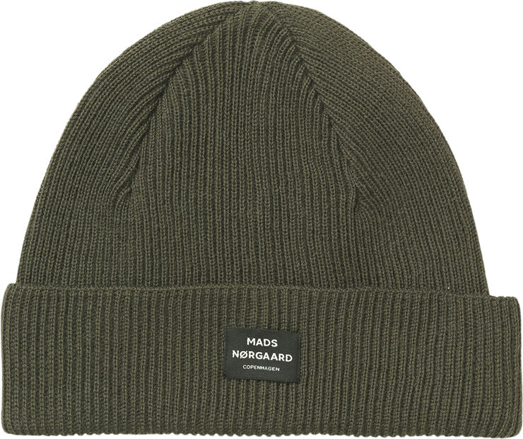 Mads Nørgaard - Copenhagen Wool Ask Beanie Grøn