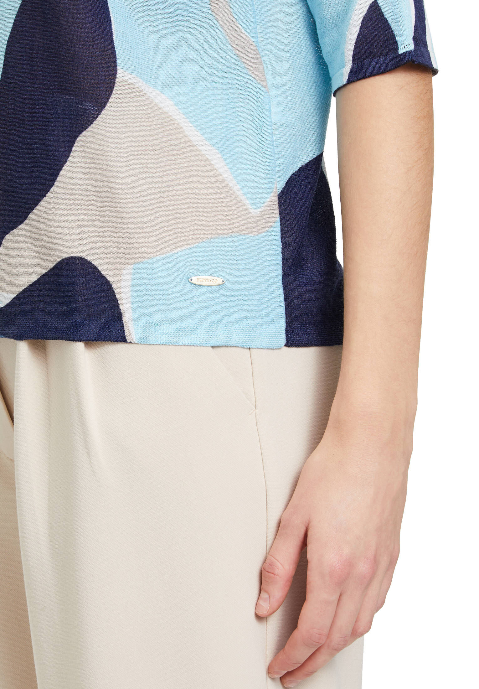 Betty & Co| Damen Feinstrickpullover mit Print