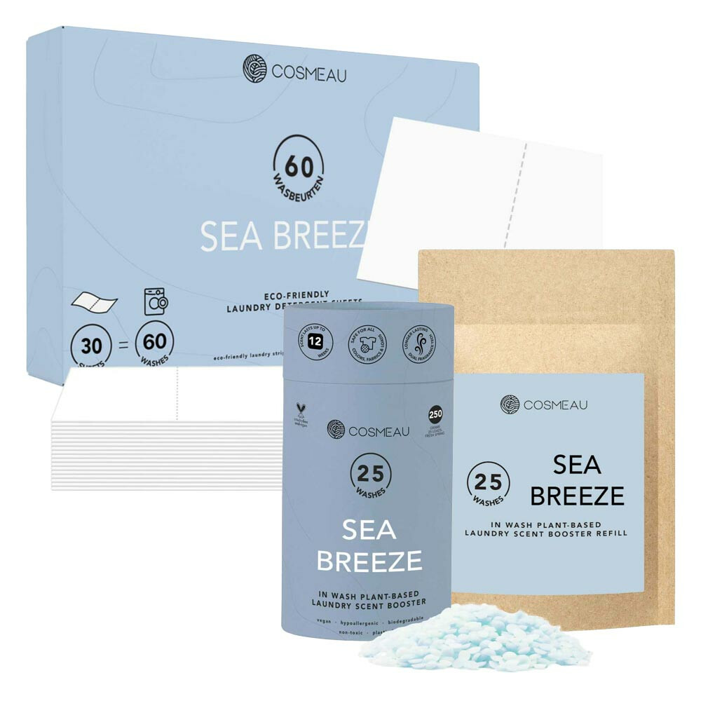 Cosmeau Zeebries 60 Wasbeurten Was Pakket