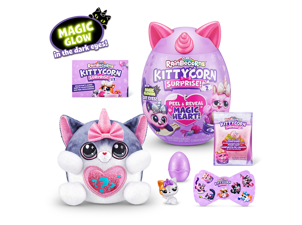 RAINBOCORNS S5 - PELUCHES PEQUENOS KITTYCORNS MODELOS SORTIDOS