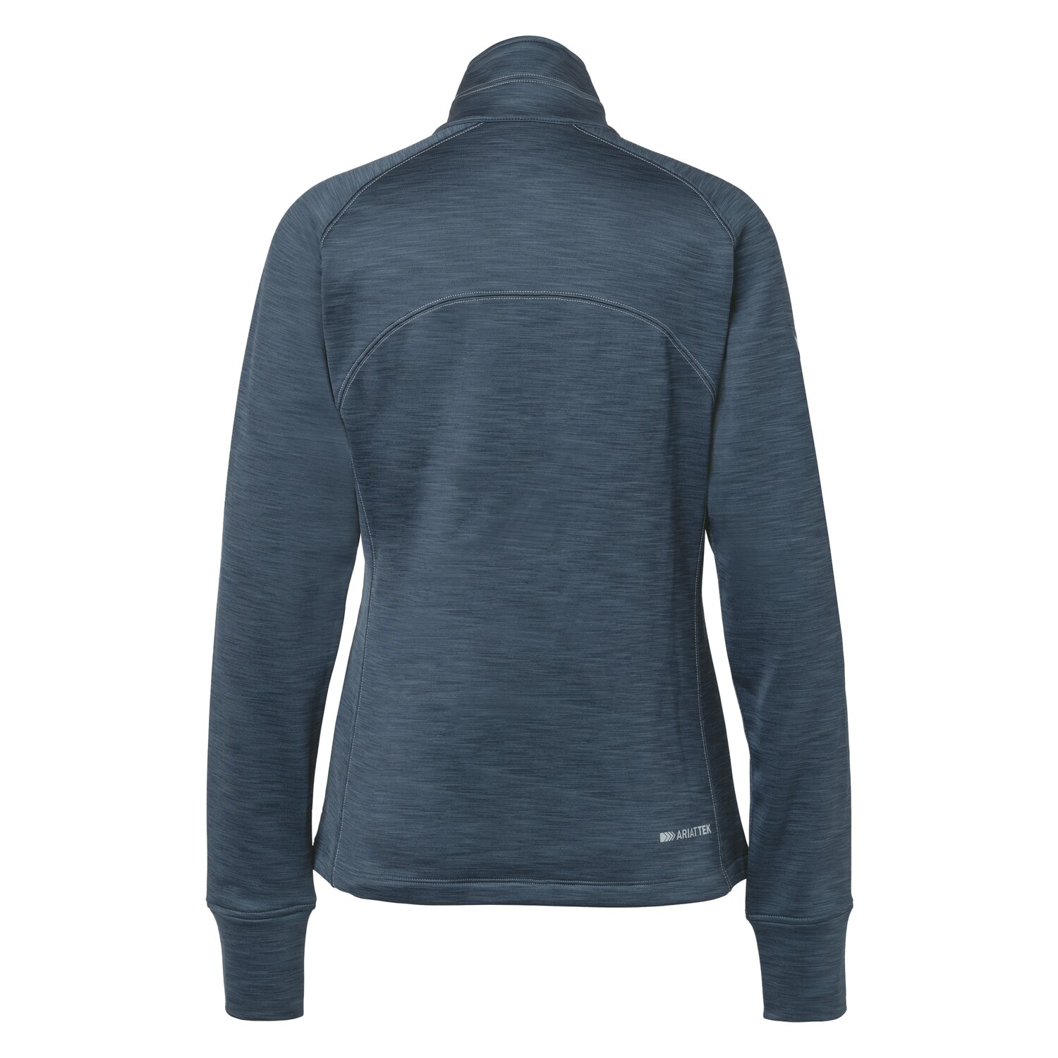ARIAT Sweatshirt Tek Team 1/2 Zip - blue heather