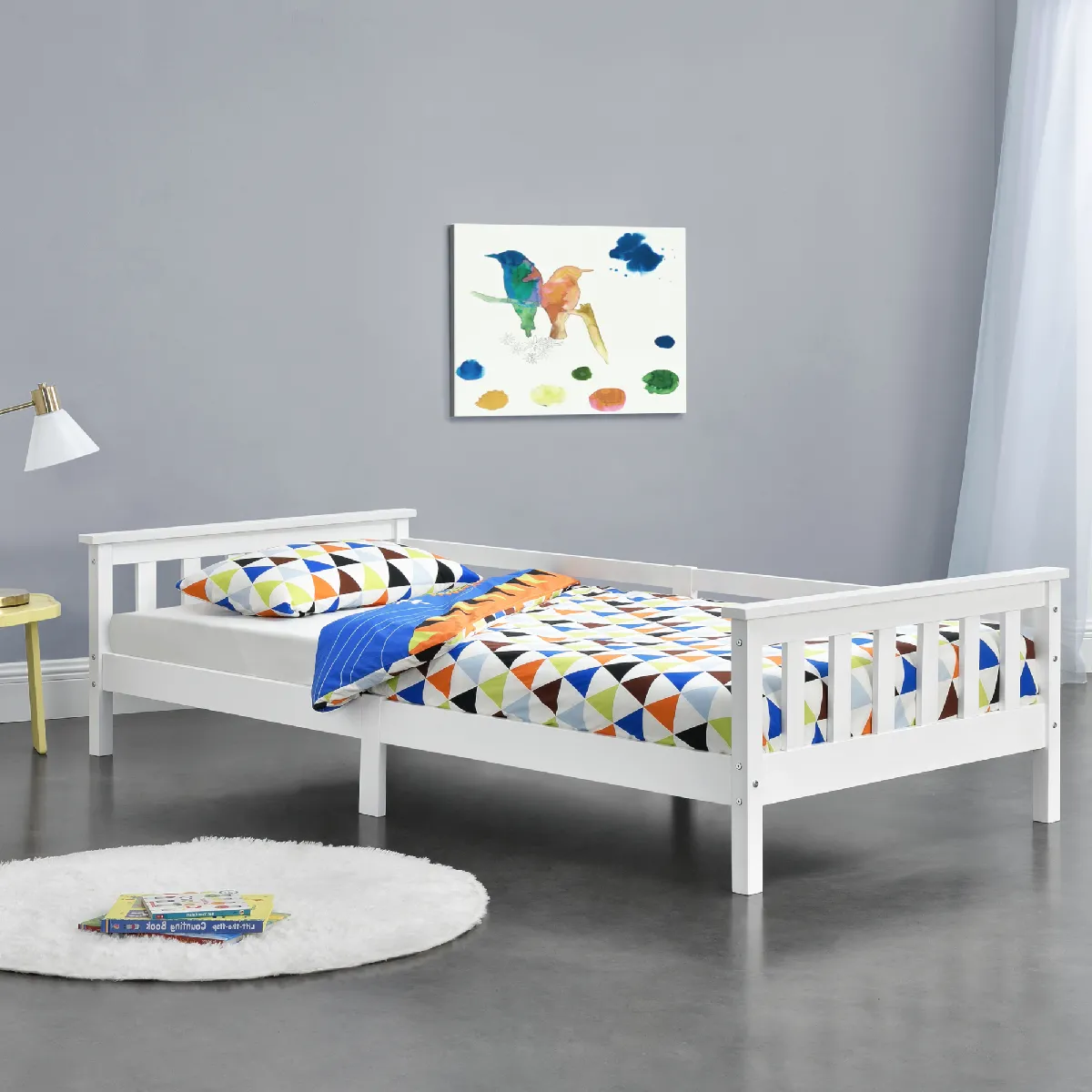 En.Casa En Casa Lit Enfant Bois de Pin Blanc
