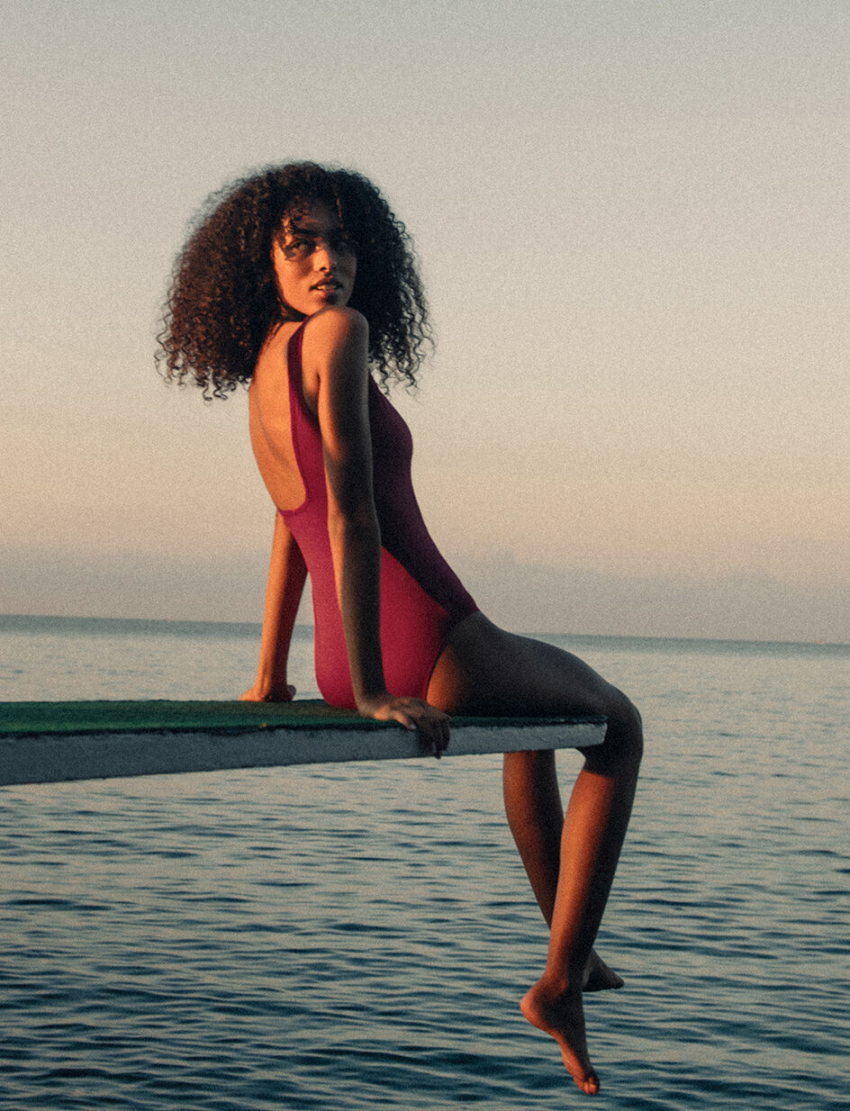 Maillot de bain une pièce paddé