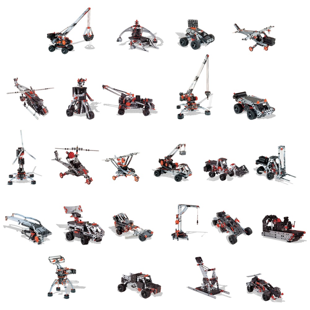 Meccano Super Construction 25-in-1 Motorisiertes STEAM-Bauset
