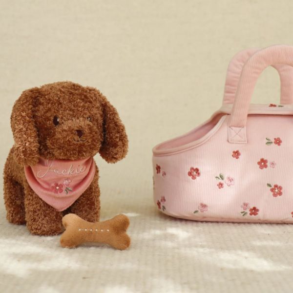 Little Dutch Knuffelhond – Jackie in Tas