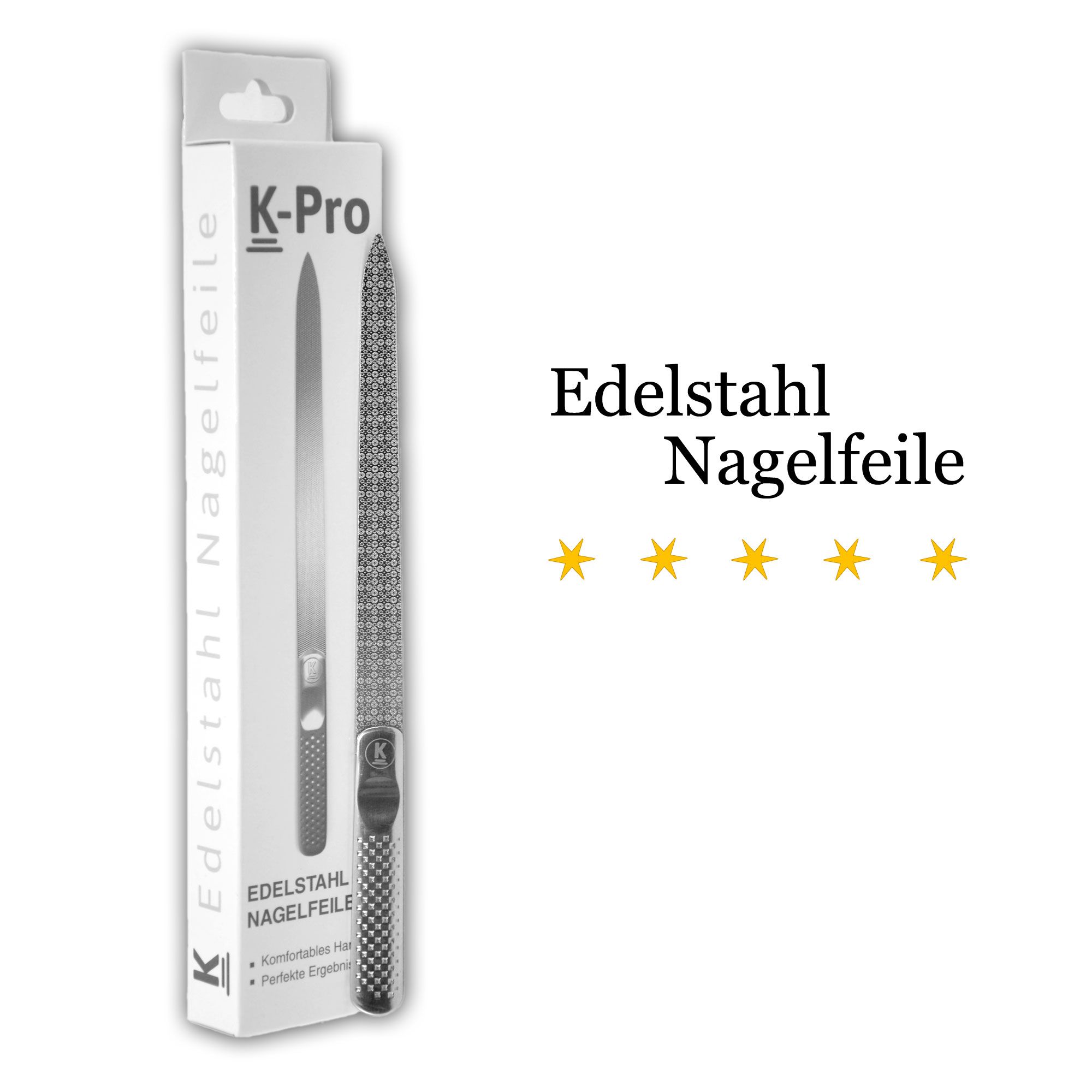 K-Pro Nagelfeile Edelstahl