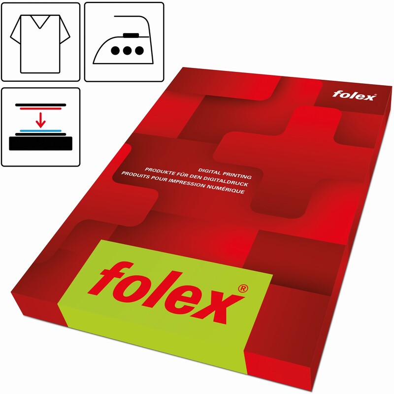 Folex T-Shirt Transferfolien, für weisse/helle Textilien, A4