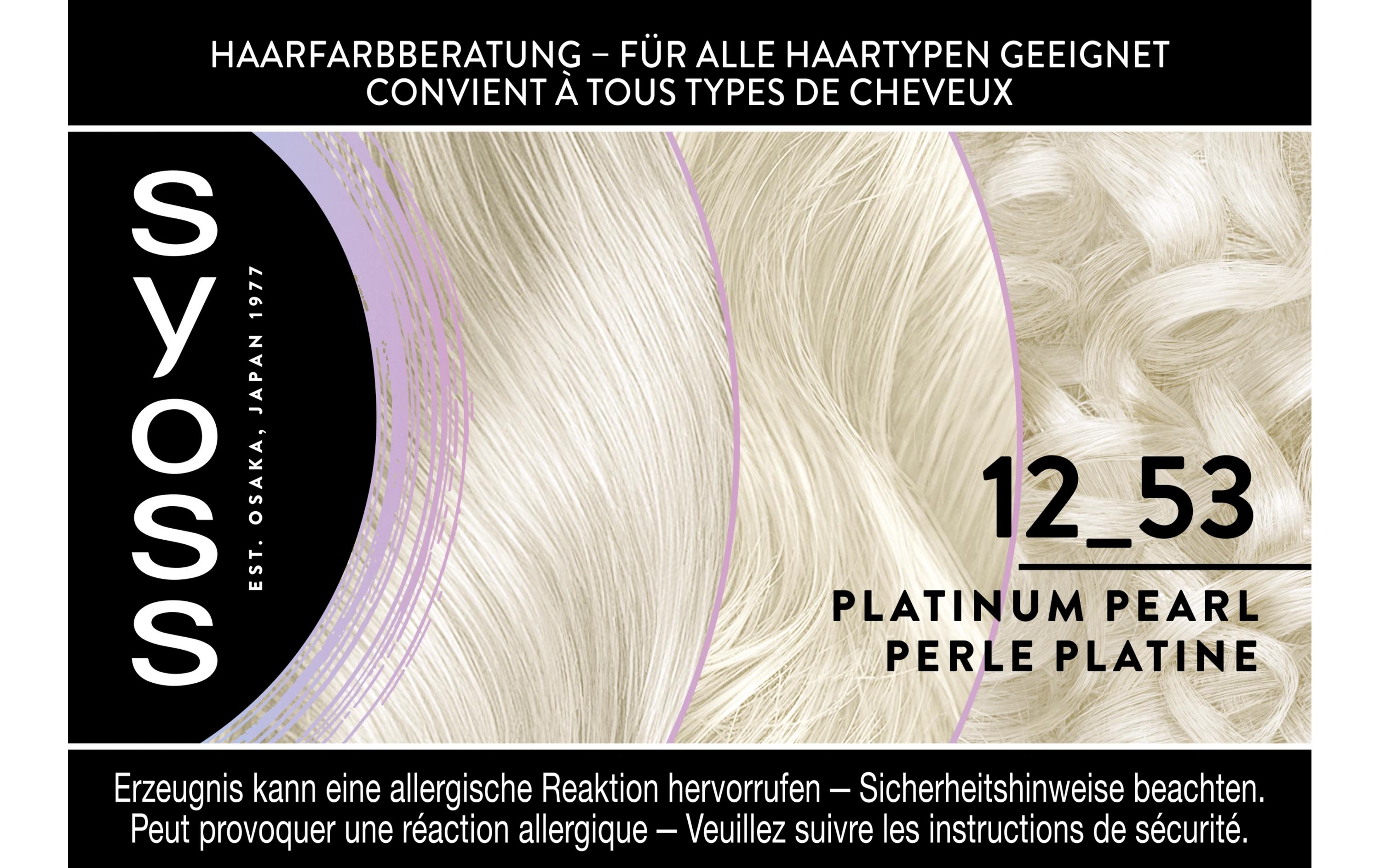 Haarcoloration 12-53 Platinum PearlPermanente Coloration mit Keratin für leuchtende Metallic-Reflexe