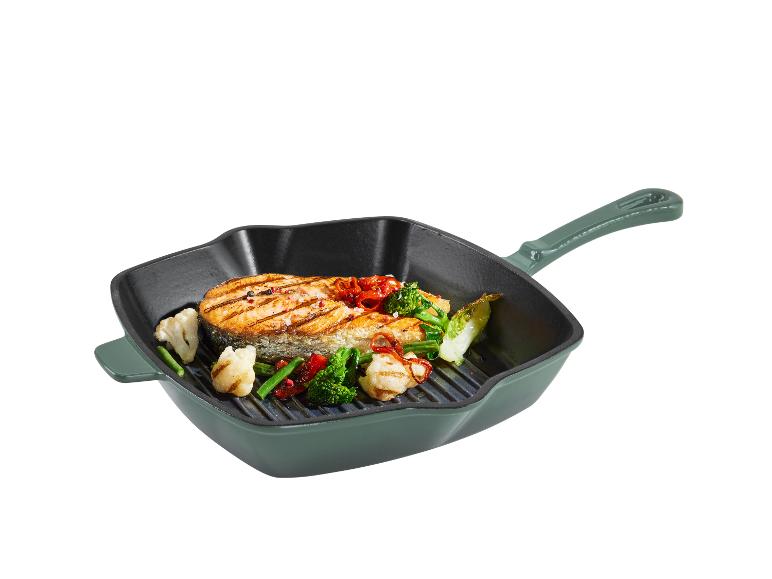 Gietijzeren grillpan 24 cm