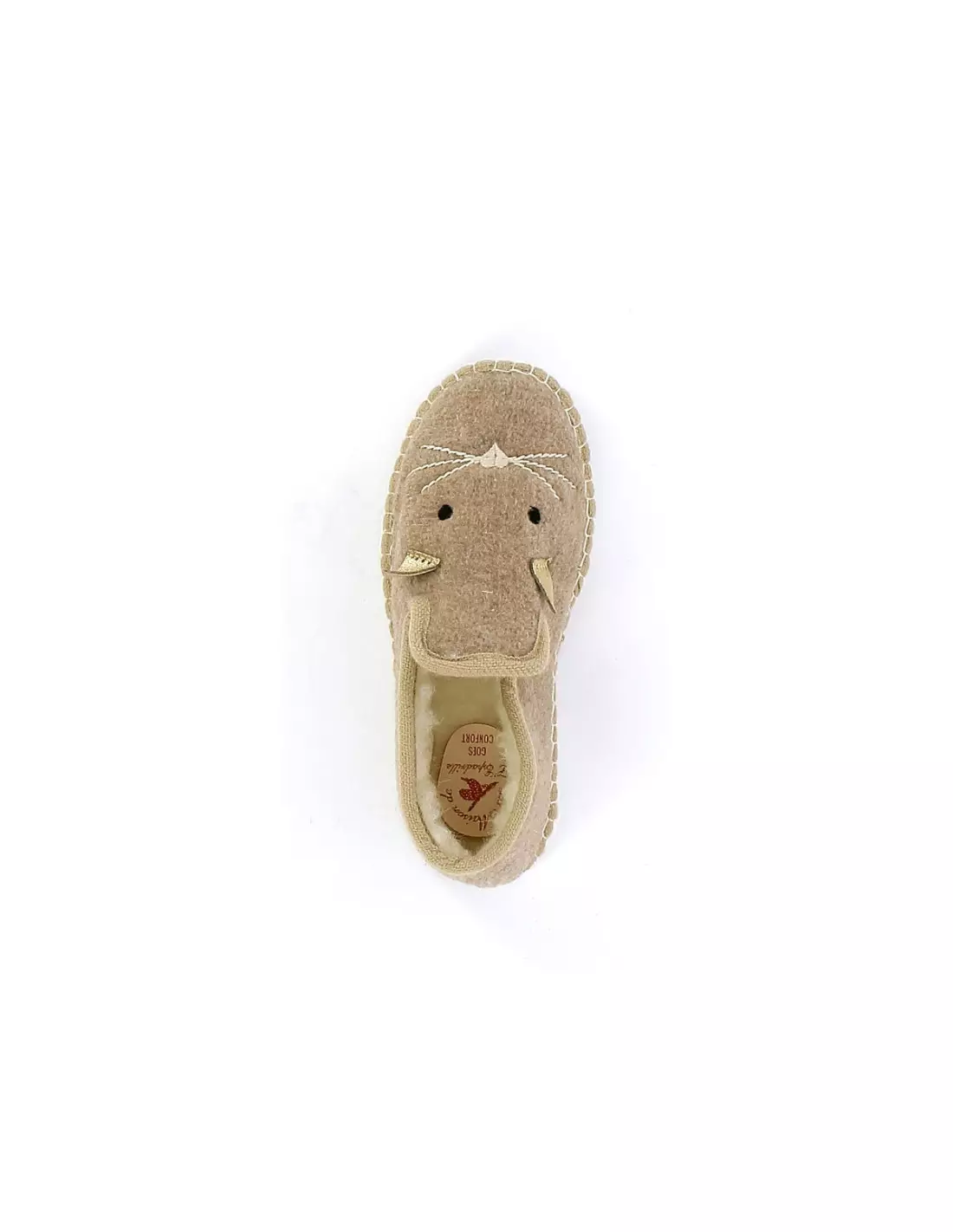 LA MAISON DE L ESPADRILLE LAMVES F4131 5 - Pantoufles & chaussons Beige