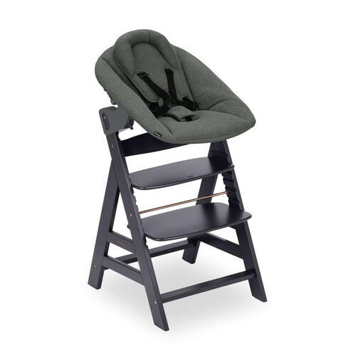 Chaise haute Alpha Newborn Set plus - Gris foncé - HAUCK
