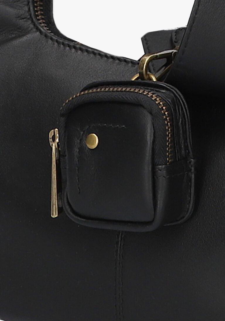 N\u00DANOO zwarte n&uacute;noo schoudertas sally small pocket sheep