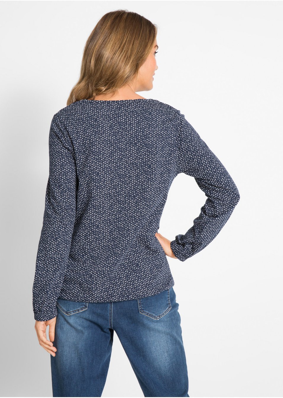 T-shirt coton, manches longues