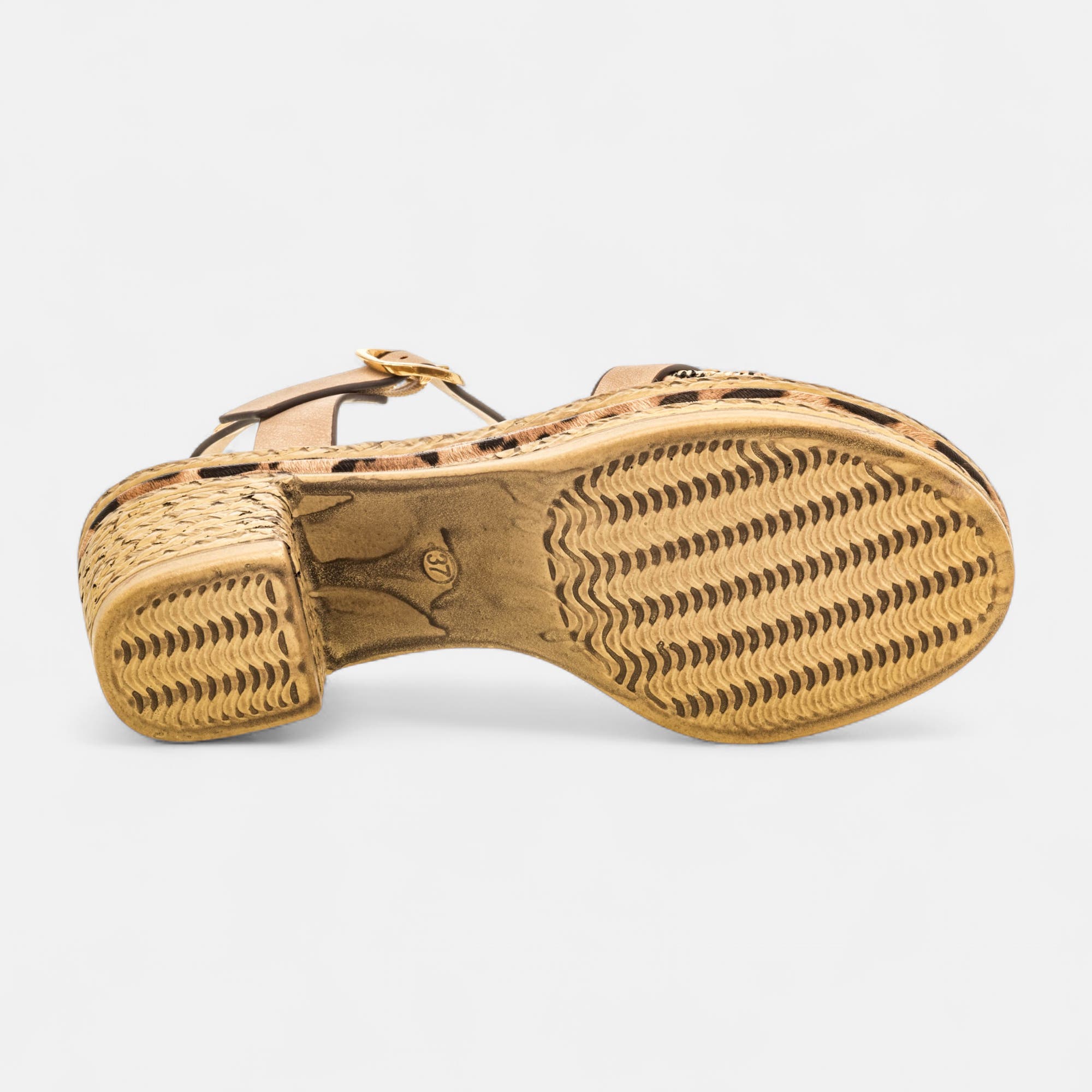 Nu-pieds à talon Femme taupe