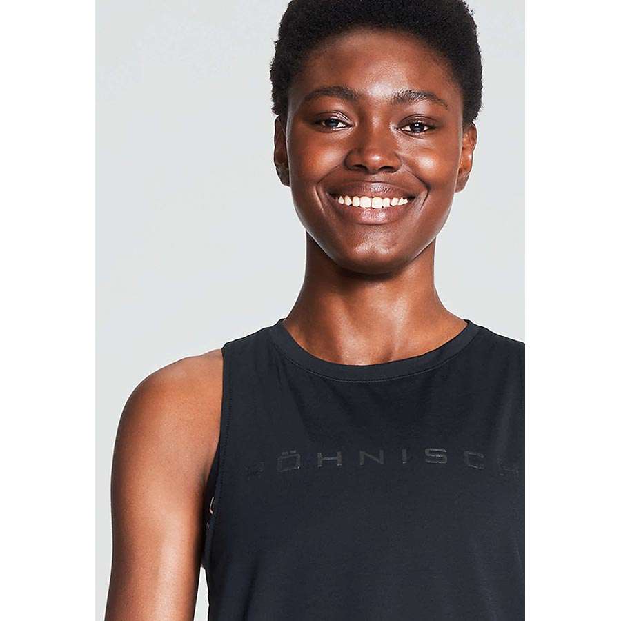 Röhnisch Clara Loose Hardloopshirt Zonder Mouwen Zwart Dames