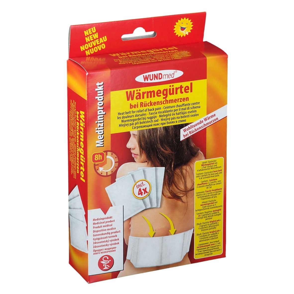 WUNDmed® Wärmegürtel bei Rückenschmerzen