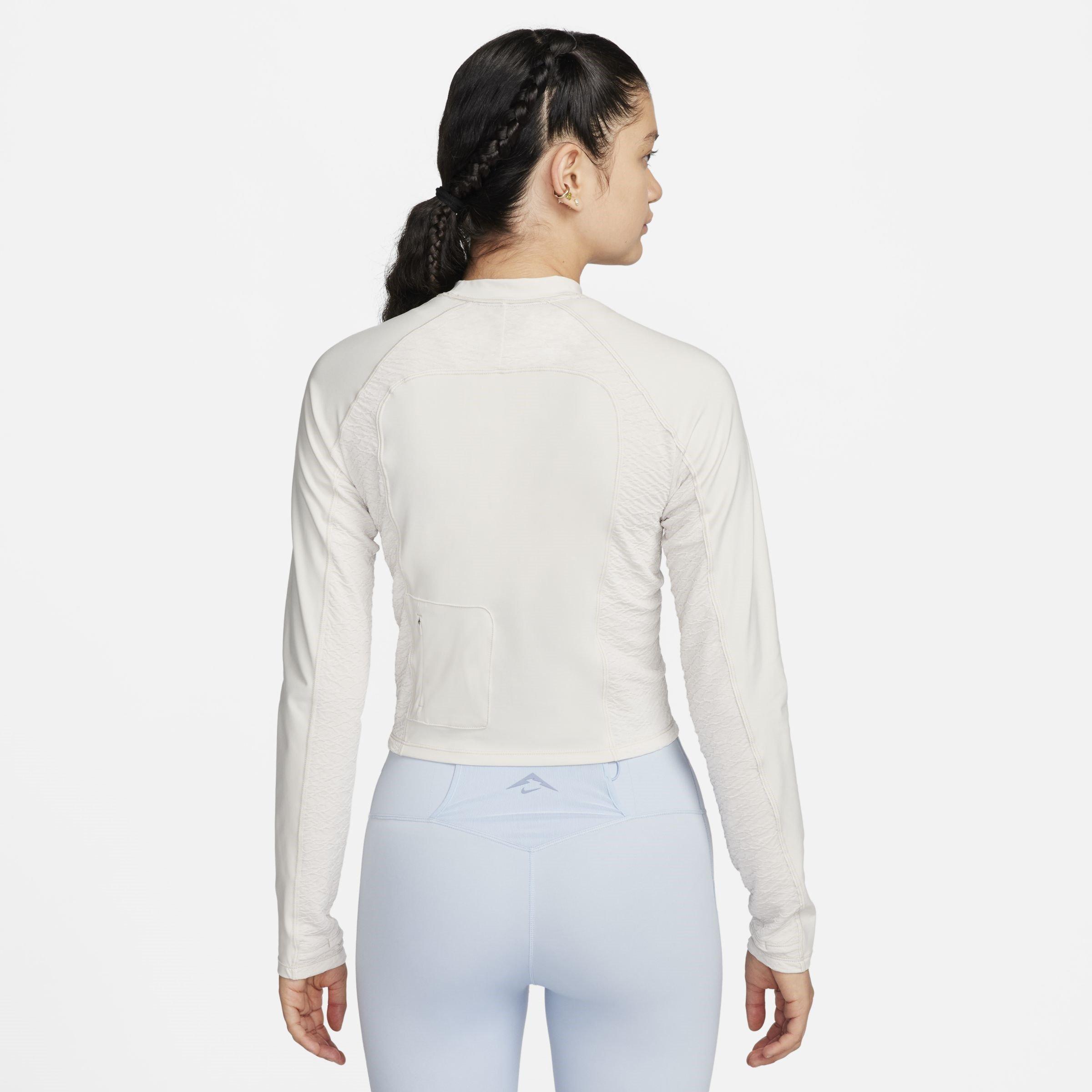 Nike Trail Womens Dri FIT Long Sleeve Running Top