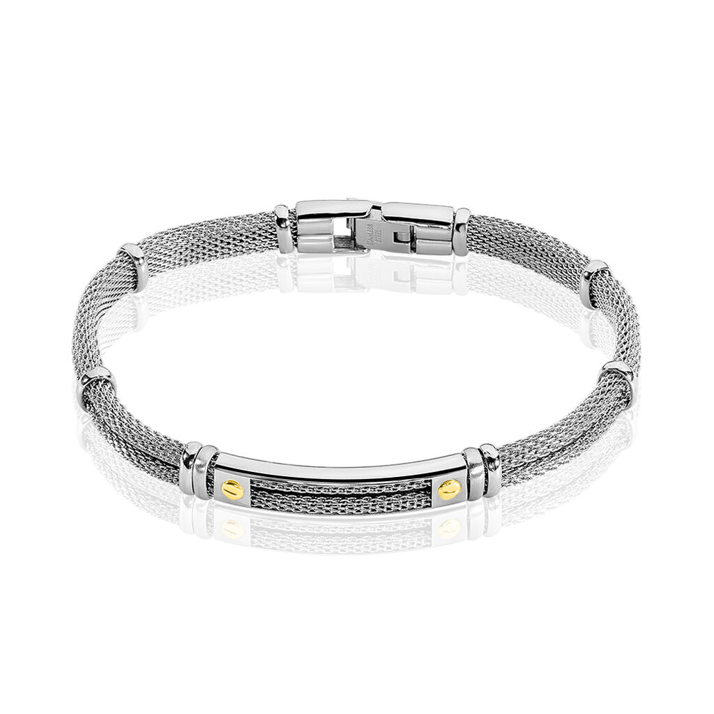 Bracelet Naemie Or Acier Blanc