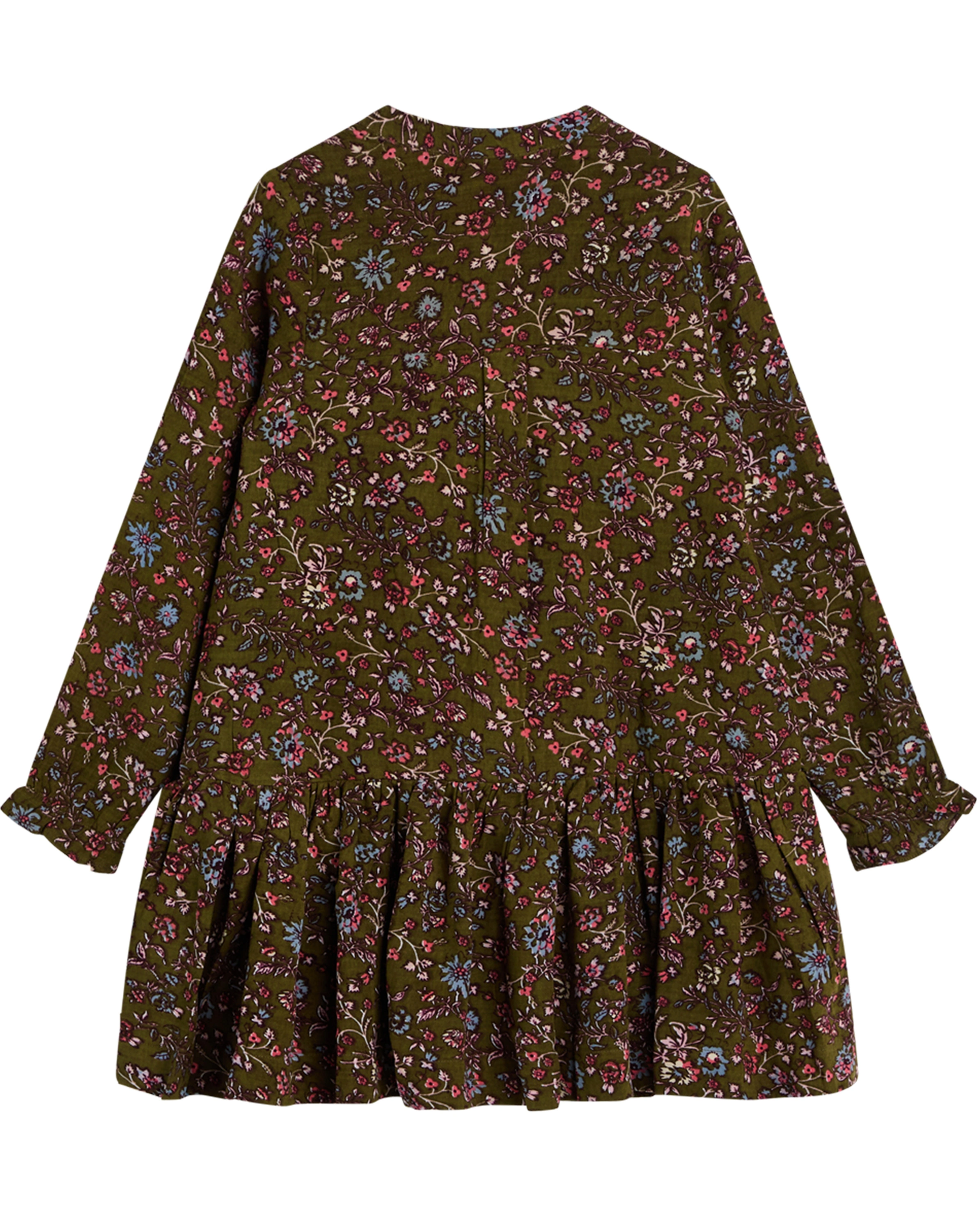 Langarmkleid MALIA WILD FLOWER in brown/rose