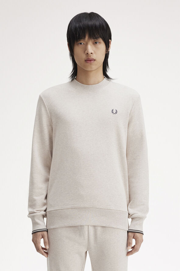 Fred Perry M7535 Porridge m/anchor grey