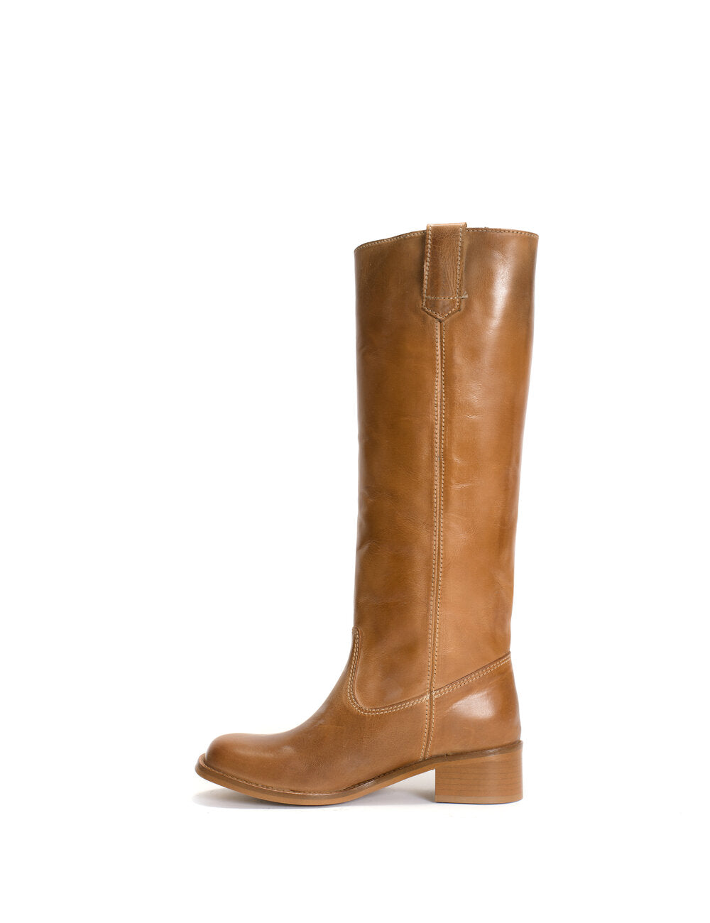 Dico Copenhagen  Ann Gaucho læderstøvler - Dark Tan