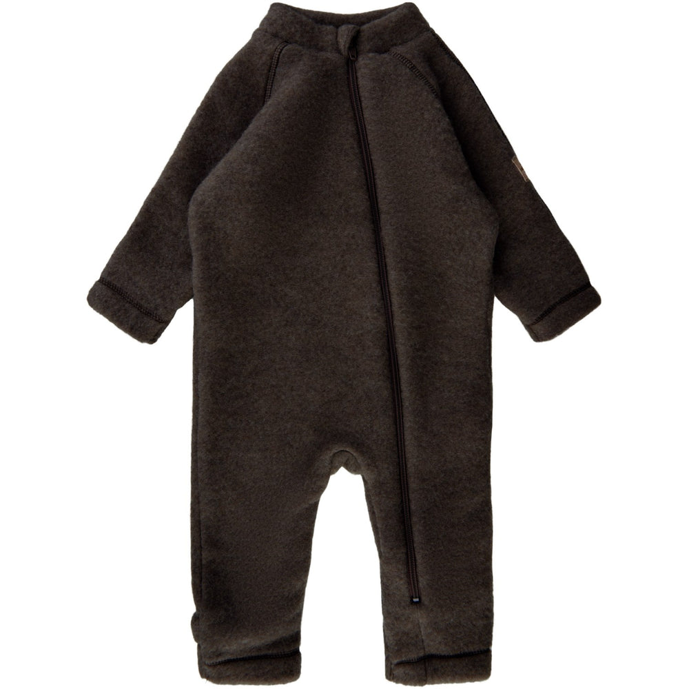 Køb Mikk-Line Dark Brown Melange Uld Dragt
