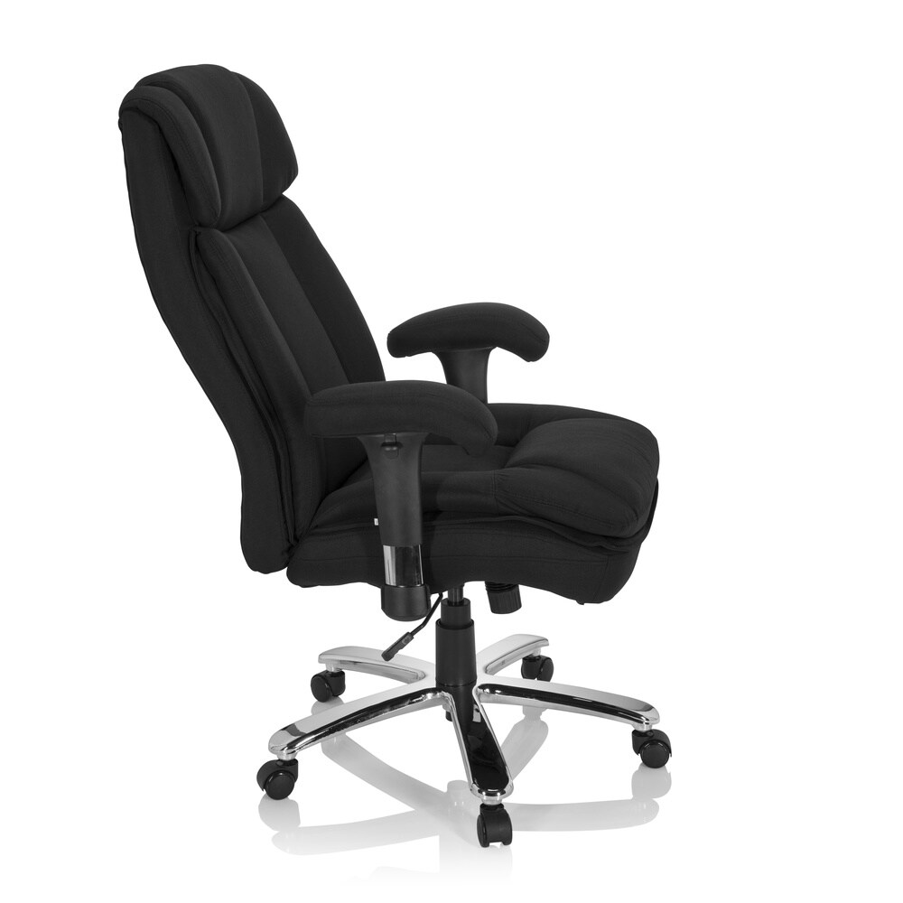 XXL Drehstuhl BUILDER XXL I Stoff mit Armlehnen (höhenverstellbar) hjh OFFICE