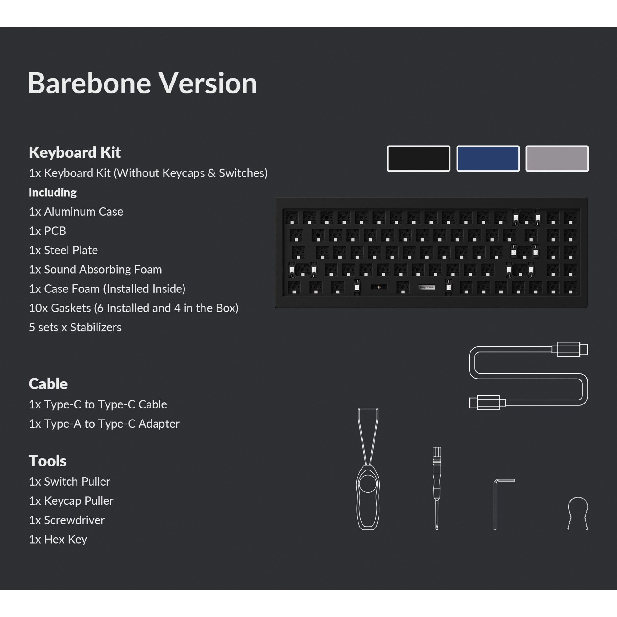 Keychron Gaming-Tastatur Q7 Barebone ISO