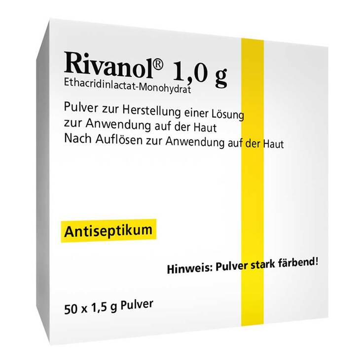 Rivanol 1,0 g Pulver, 50 St