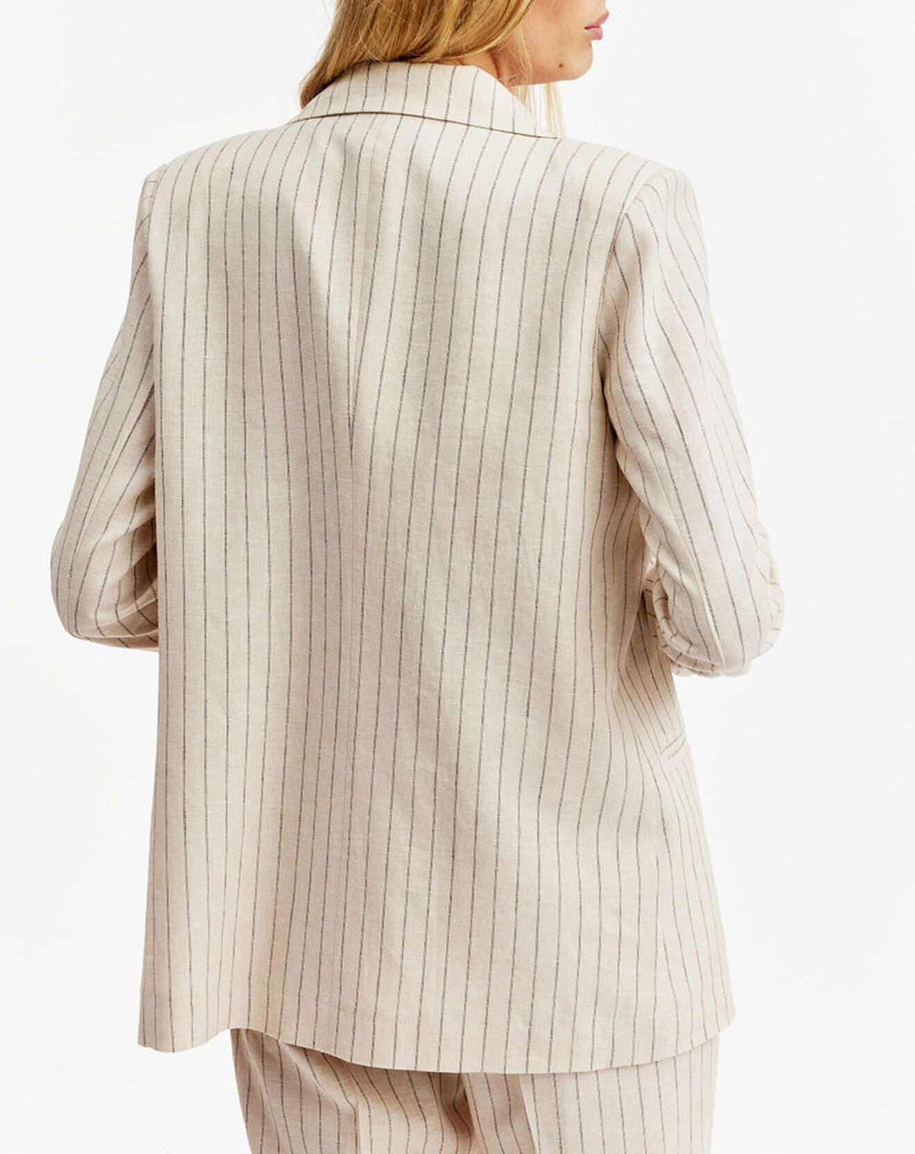 Lauren Vidal Veste en Lin mélangé Lima crème