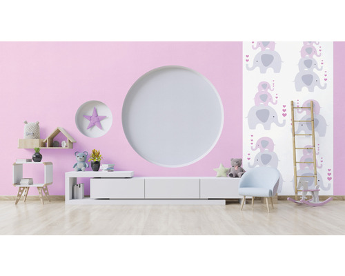 Vliesbehang 38135-2 Little Love olifanten roze