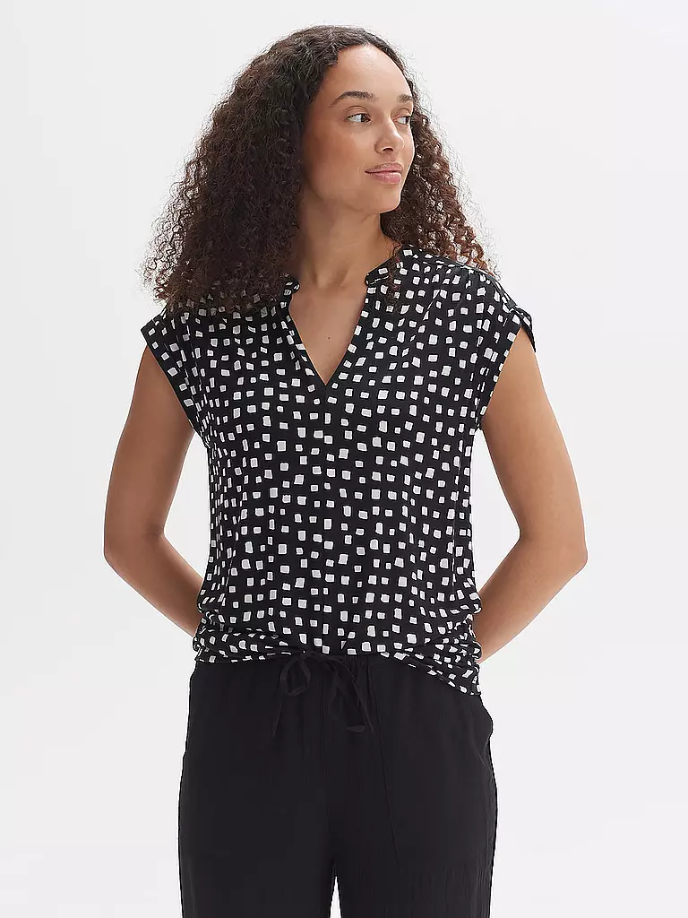 OPUS Blusenshirt SANDI schwarz
