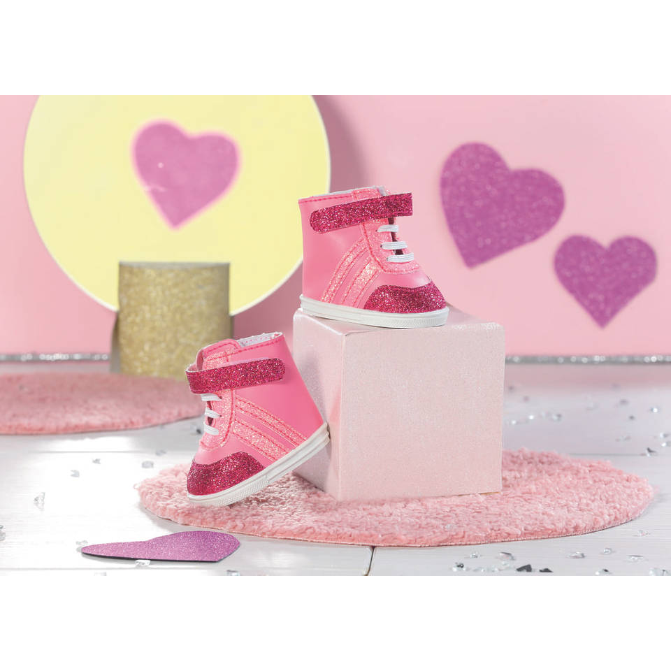 BABY born sneakers - 43 cm - roze