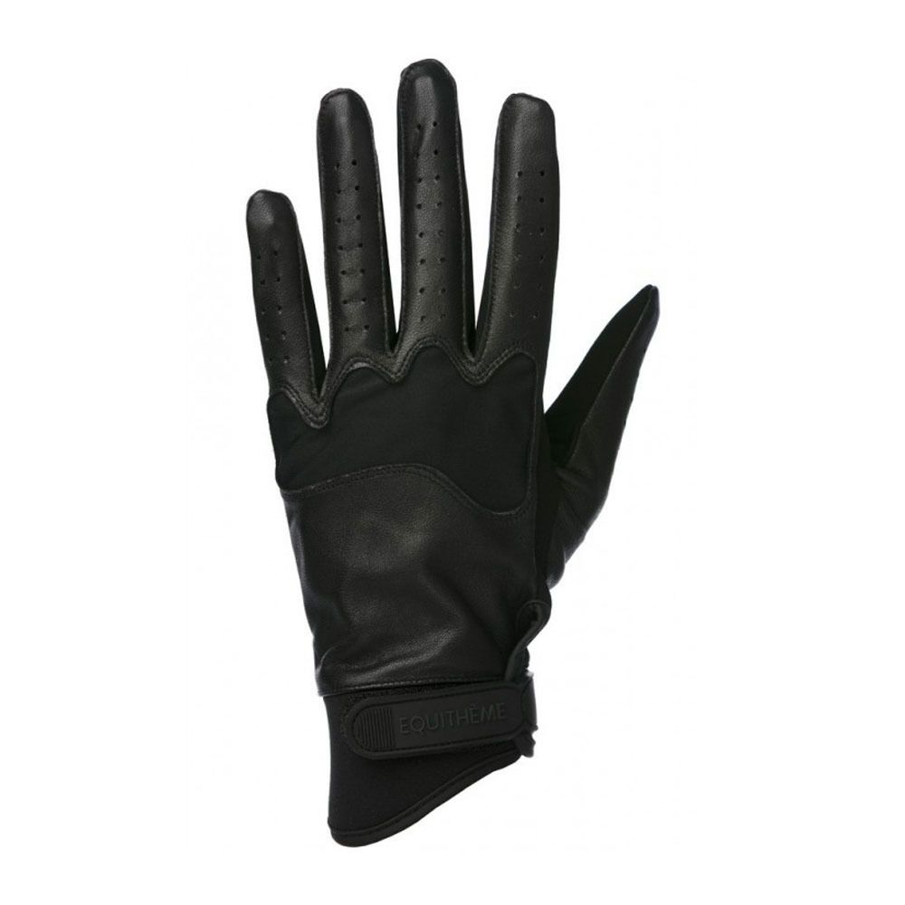 Equitheme SOFT CUIR - Gants noir