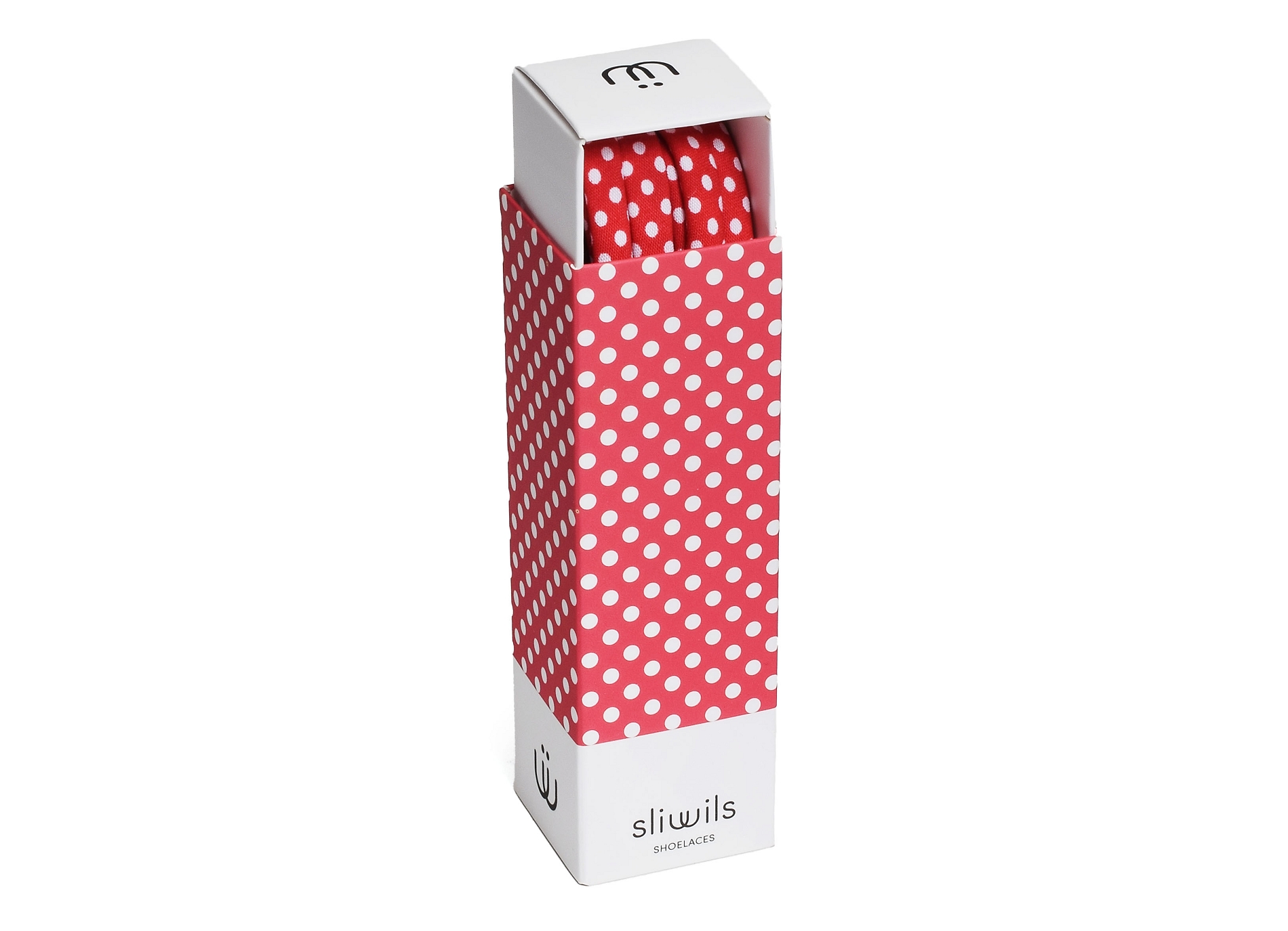 Lacets lindy rouge blanc