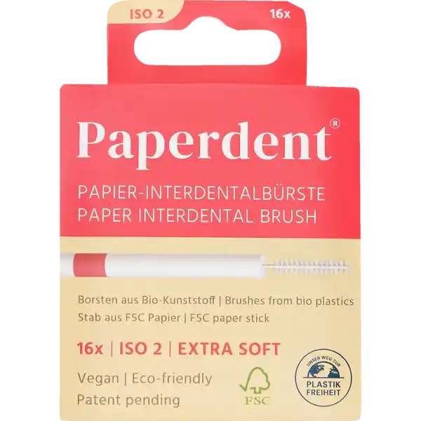 Papier-Interdentalbürste - ISO 2