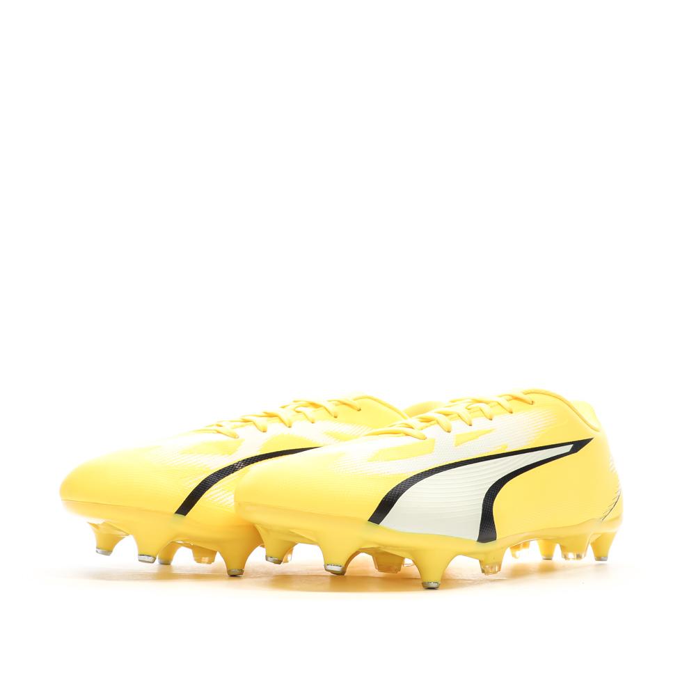 Puma Chaussures de Foot Jaune Homme Puma Ultra Play MxSG