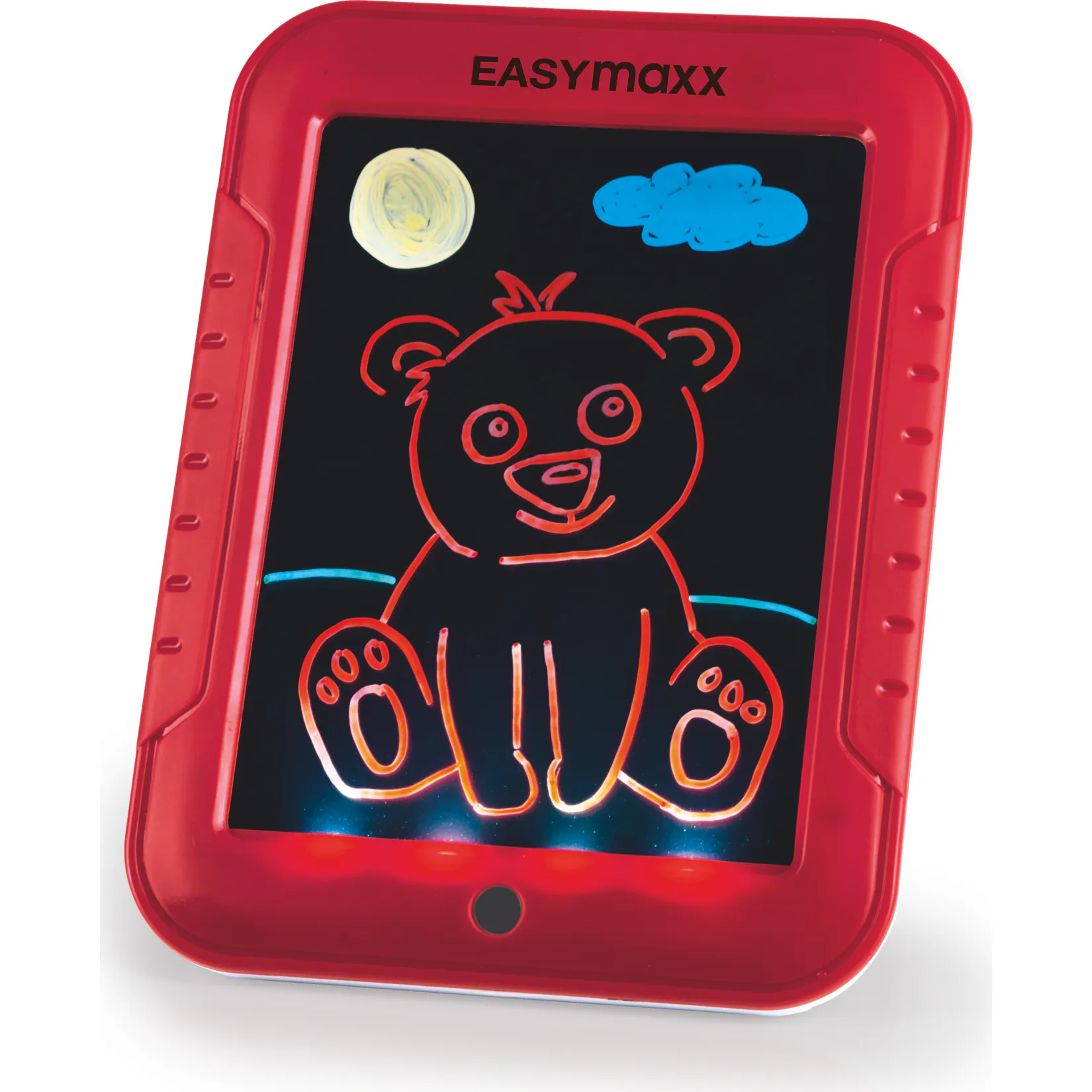 EASYmaxx Malpad Magic Glow 20-tlg. 4,5V rot