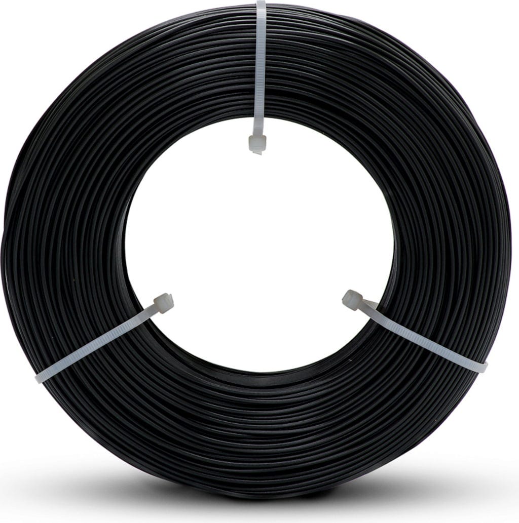 Fiberlogy  Refill R ABS Anthrazit, 1,75 mm / 750 g    Im Recyclingprozess hergestelltes ABS-Filament ohne Spule