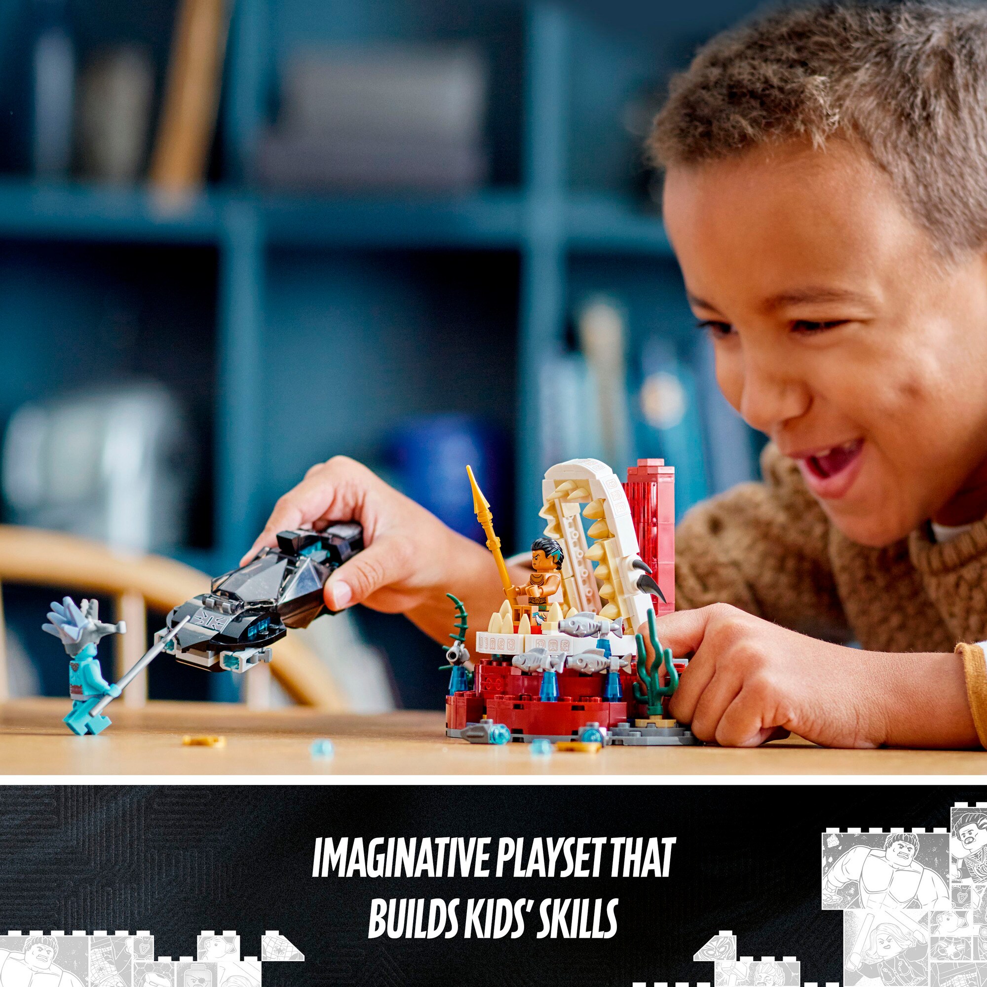 LEGO Konstruktionsspielzeug Marvel Super Heroes König Namors Thronsaal